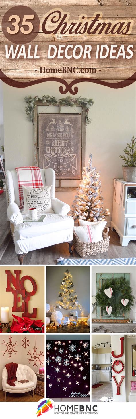 35 Best Christmas Wall Decor Ideas and Designs for 2021