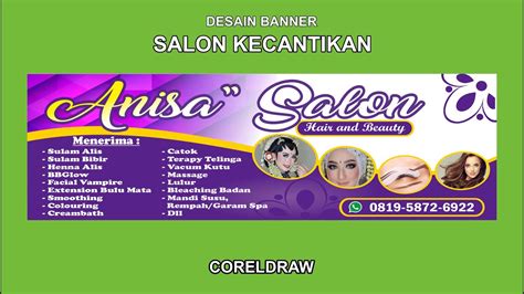 Desain Spanduk Salon Kecantikan - Homecare24