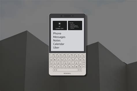 Minimal phone gets back to basics with E Ink display and real keyboard