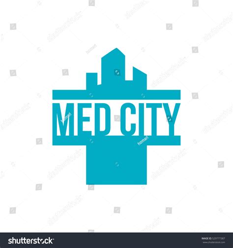 Logo Medicine City Template Design Vector - 529777387 : Shutterstock