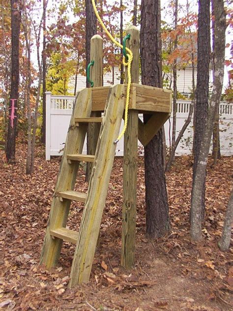 Zipline Platform Close up | Treehouses | Pinterest | Tree houses, Construction and Backyard