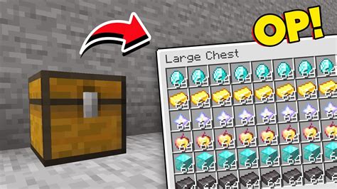 Minecraft, But Chest Gives UNLIMITED OP Items..... - YouTube