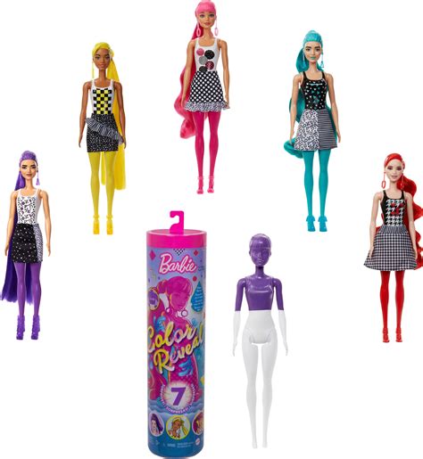 Barbie Color Reveal Doll With 7 Surprises For Kids 3 Years Old & Up ...