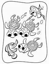 Finding Nemo Turtle Coloring Pages At GetColoringscom  Free Printable sketch template