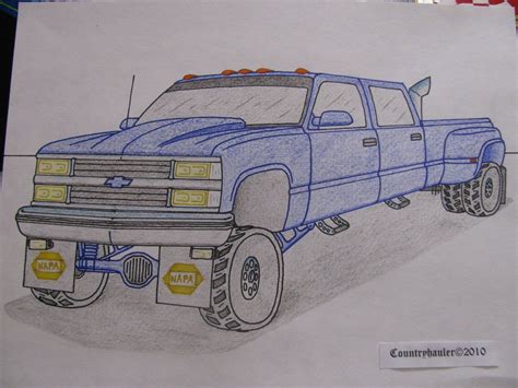 Diesel Truck Drawing at GetDrawings | Free download