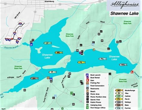 Shawnee State Park Map - Atlanta Georgia Map