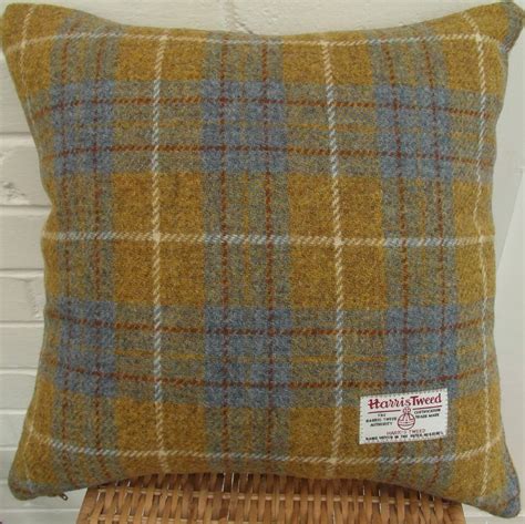 Authentic Harris Tweed Fabric Cushion Cover 100% wool - 16in x 16in & 18in x 18in ref cc209 ...