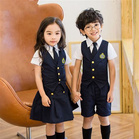 Free Shipping] Buy Best Children Korean Japanese Student Formal Preppy School … | Uniformes ...