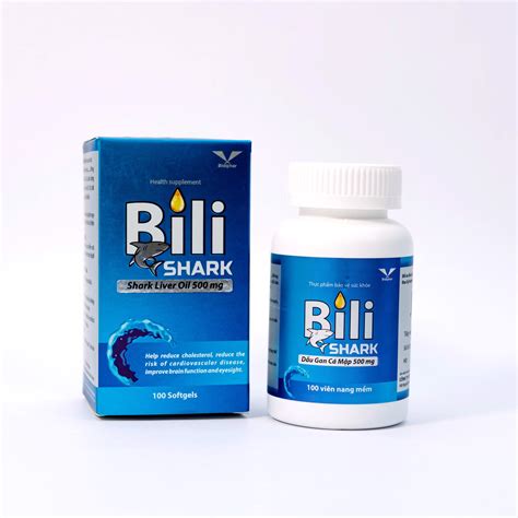 Bili Shark - Dầu Gan Cá Mập - Lọ 100 viên nang mềm – BIDIPHAR