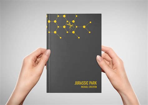 Jurassic Park book cover on Behance