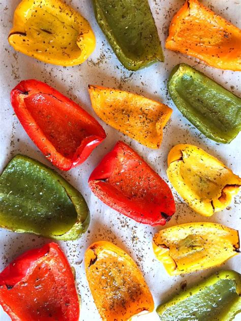 Oven Roasted Bell Peppers Recipe – Melanie Cooks