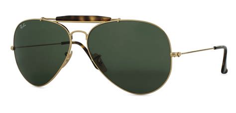 Ray-Ban RB3029 - Outdoorsman II Aviator Sunglasses | FramesDirect.com