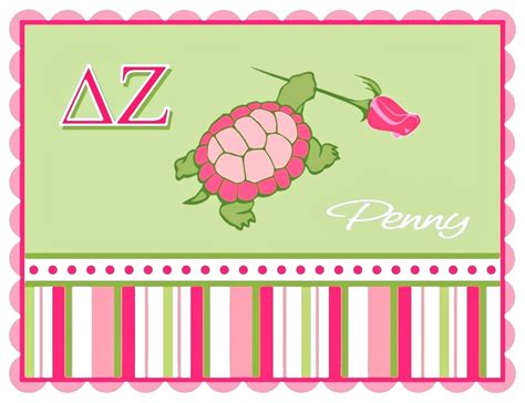 Diane's Personalized Note Cards For Sororities - Diane's Personalized ...