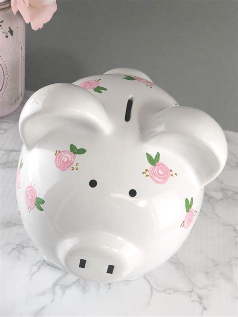 PIggy Bank for Girls Personalized Piggy Bank Girls Baby | Etsy