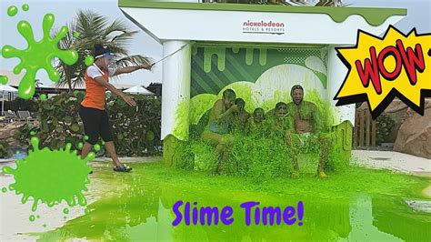 NICKELODEON Hotel SLIME TIME - YouTube