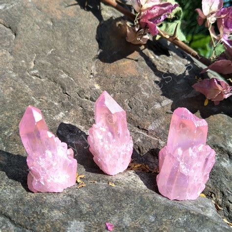 CC0062Wholesale Light Pink Natural Quartz Crystal Cluster | Etsy