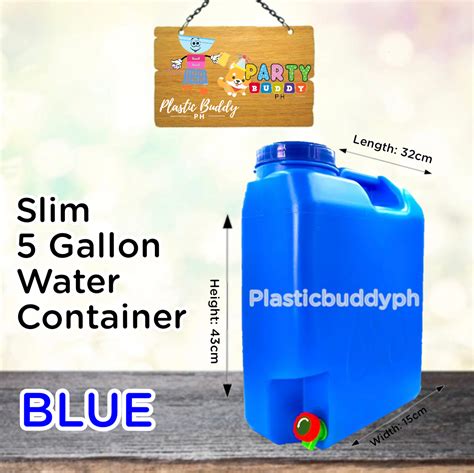 5 Gallon Slim Mineral Water Container sold by Partybuddyph | Lazada PH