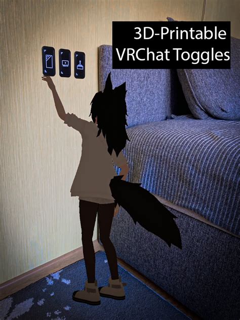 3D-Printable VRChat Toggles by SmedaNi | Download free STL model ...