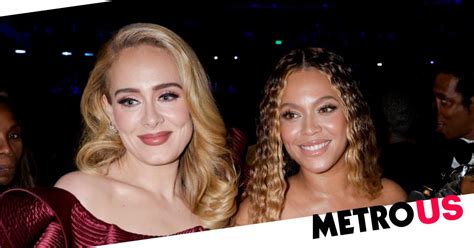 Beyonce hurries distracted friend Adele for photo at Grammys 2023 ...