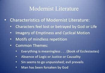 American Literature: Modernism & Postmodernism Unit | TpT