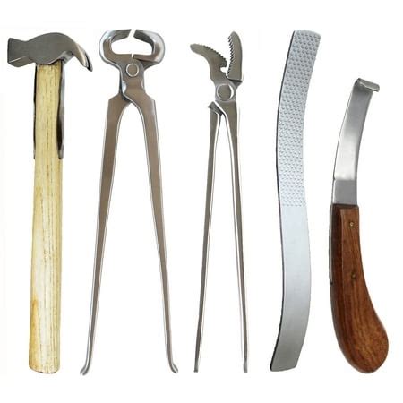 Horse Farrier Tool 5-Piece Hoof Care Professional Kit 984K10 - Walmart.com