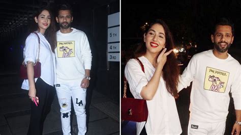 Bigg Boss 14 Runner Up Rahul Vaidya and His Girlfriend Disha Parmar On Dinner Date