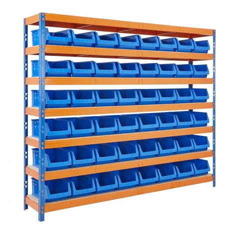 Heavy Duty 400kg 270w x 420d Parts Storage Bin Shelving | Racking.com