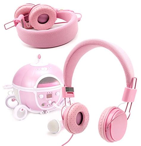 DURAGADGET Pink Ultra-Stylish Kids Fashion Headphones - Suitable for ...