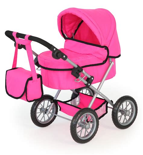 Dolls Pram Set Stroller Kids Baby Doll Pushchair Toy Gifts For Girls ...