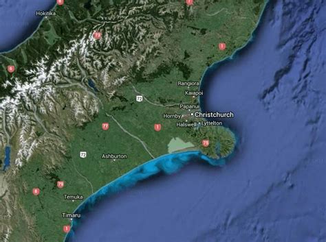 Today's earthquakes | Christchurch, Earthquake, Quake map