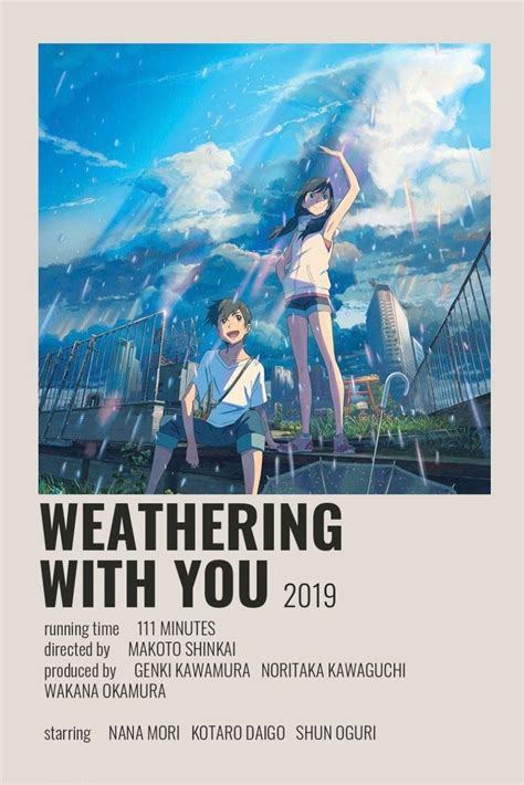 Weathering With You Poster by Cindy | Anime scenery, Anime, Anime films