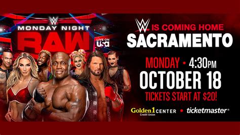 WWE RAW - Golden 1 Center