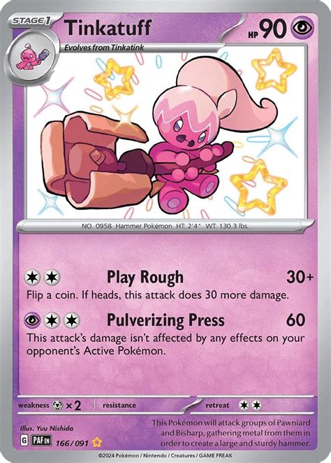 Tinkatuff (sv4pt5-166) - Pokémon Card Database - PokemonCard