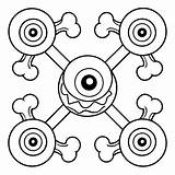 Bone eyeball coloring Pages For Halloween  Coloring Fun Zone sketch template