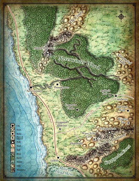 Lost Mines Of Phandelver Printable Maps - Printable Templates