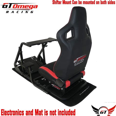 Super Saturday GT Omega ART Racing Simulator Cockpit RS6 Gaming Console Seat For Logitech G920 ...