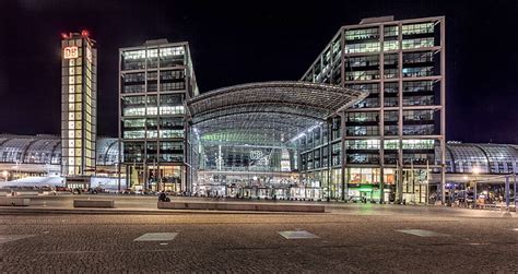 Architecture, berlin, building, capital, central station, city, facade ...