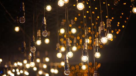 Wallpaper : night, photography, light bulb, bokeh, christmas lights ...