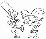 Hey Arnold Coloring Pages To Print  Free Printable sketch template