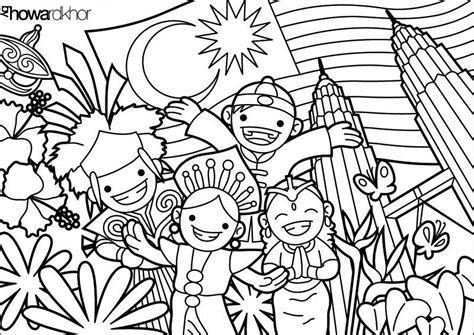 Doodle Art Tema Kemerdekaan Prasekolah 2024 Solar - IMAGESEE