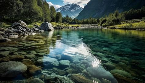 Premium AI Image | Beautiful Norway culture lands