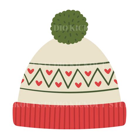 Winter Hat Svg Winter Clipart Beanie Clipart Knit Hat Svg Hat Vector Winter Holiday Svg Instant ...