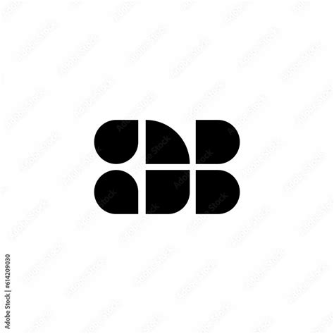 AB Monogram Logo Design Idea Stock Illustration | Adobe Stock