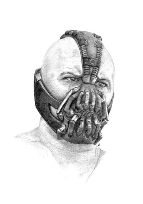 BANE Pencil Drawing - Etsy | Pencil drawings, Bane, Batman tattoo