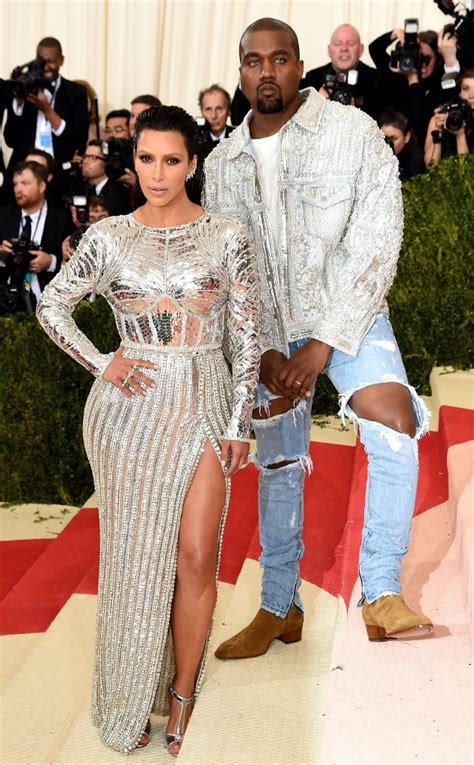 2016: Balmain (With Kanye West) from Kim Kardashian's Met Gala Looks Through the Years | E! News