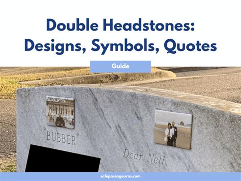 Best Double Headstones For Married Couples | Safe Passage