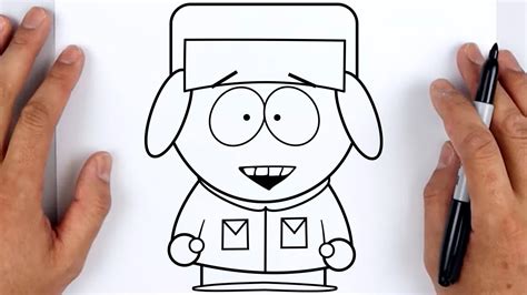 HOW TO DRAW KYLE BROFLOVSKI | South Park - Easy Step By Step Tutorial ...