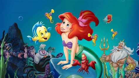 Download Trident Crab Seahorse King Triton Red Hair Fish Sebastian (The ...