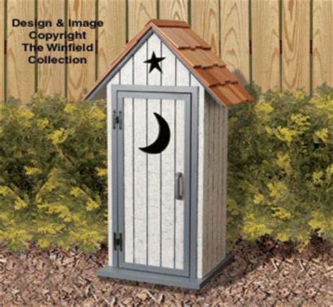 Small Outhouse Wood Project Plans, Winfield Patterns: The Winfield Collection