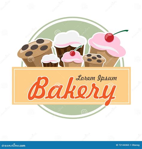 Bakery Logo Cartoon Vector | CartoonDealer.com #90008593